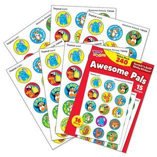 Awesome Pals Stinky Stickers Value Pack (tropical) 240/pk