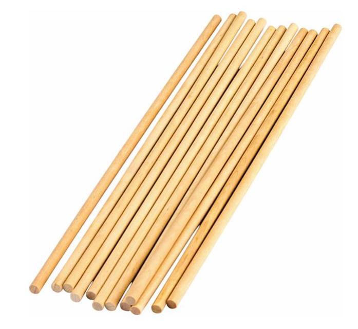 Stem Basics: 1/4 Wood Dowels - 12 Count