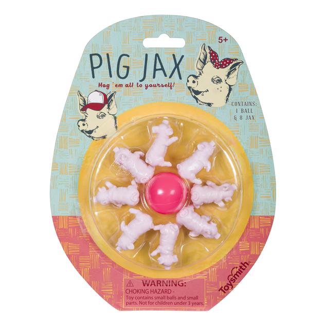 Toysmith Pig Jax - Contains 1 Ball & 8 Jax