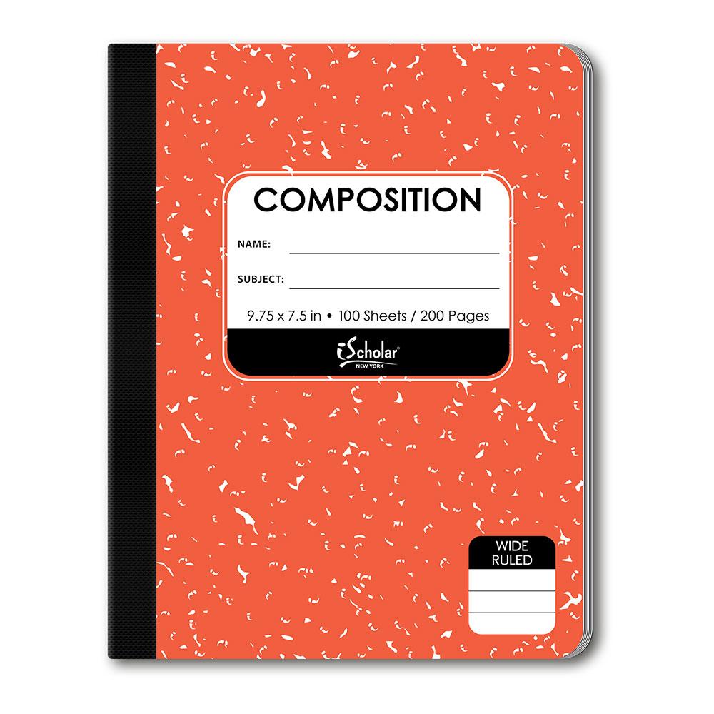 Composition Book WR 100ct Orange