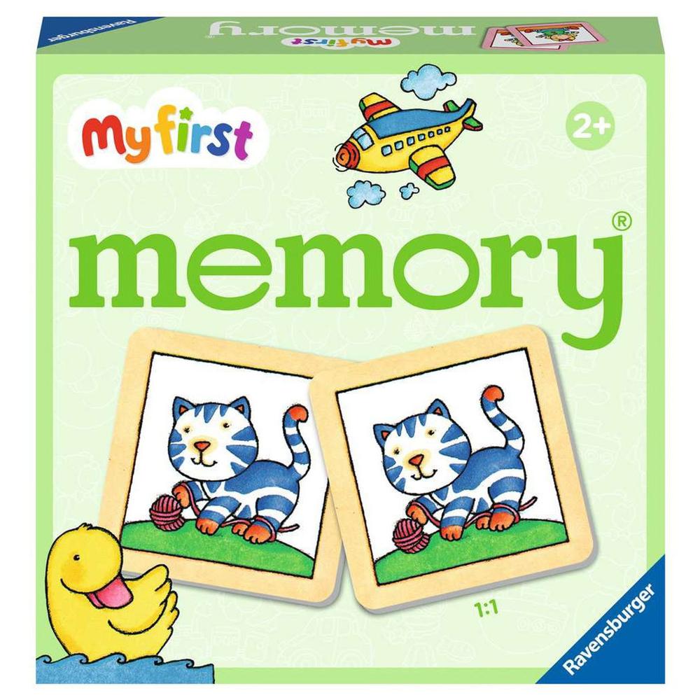 My First Memory Game:  My Favorite Things - 24 Cards Matching Game