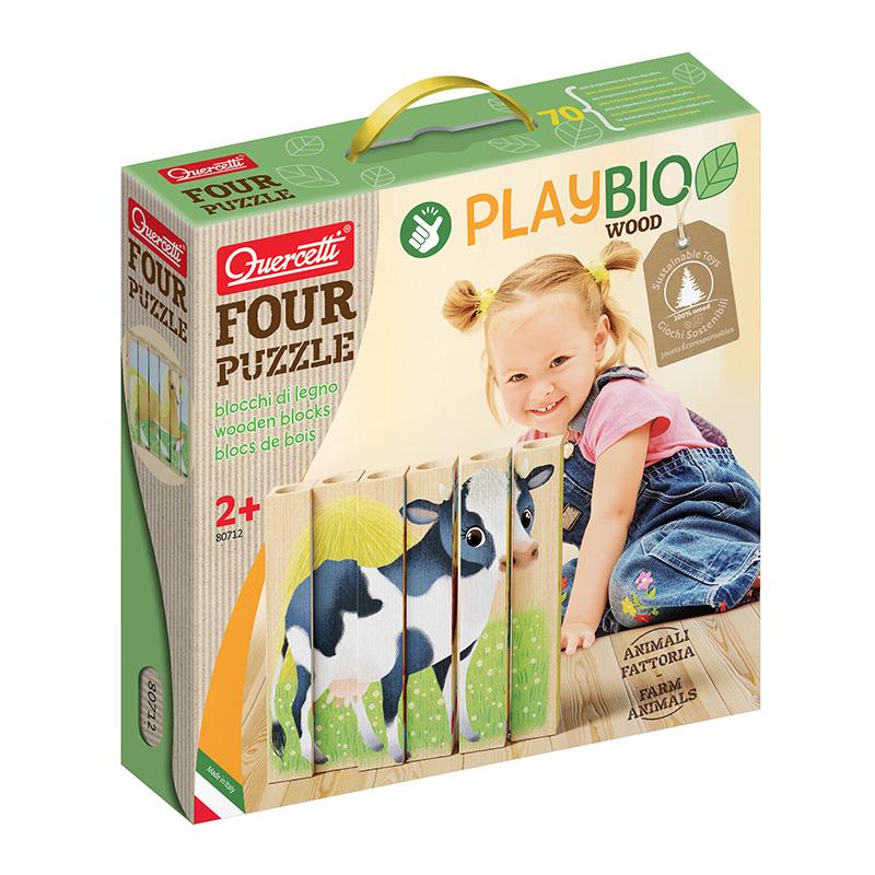 Mix-N-Match Baby Animal Wood Puzzle