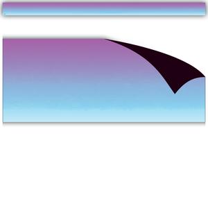 Purple And Blue Color Wash Magnetic Border