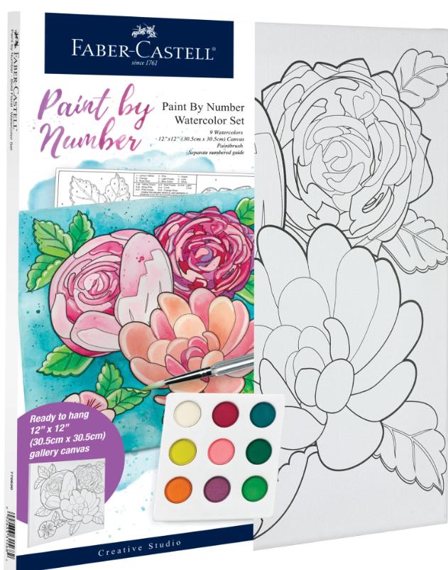 Flower Paint By Number Kit