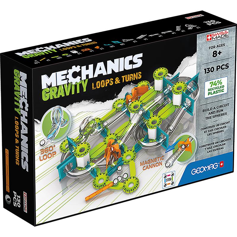 Mechanics Gravity Loops & Turns Recycled 130 pieces