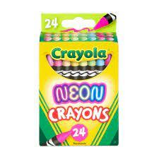 Crayola Neon Crayons, 24ct