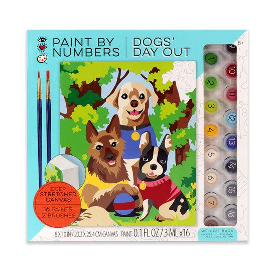 Paint By Numbers Dogs` Day Out