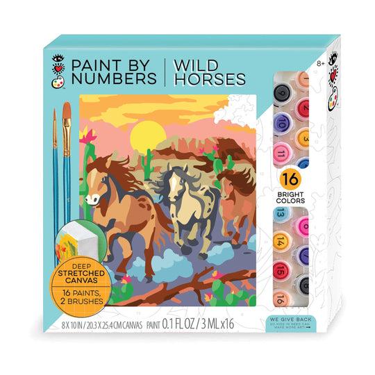 Paint By Numbers Wild Horses