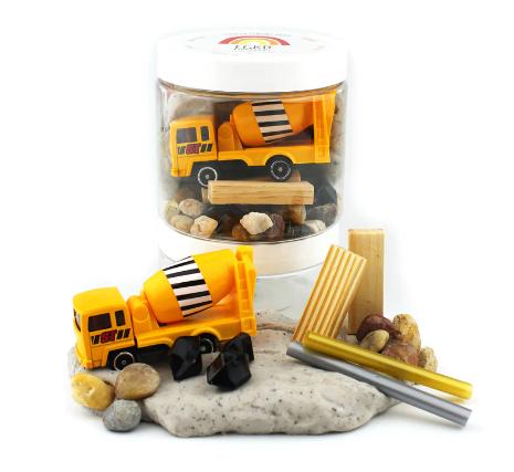 Construction Play Dough To Go Kit