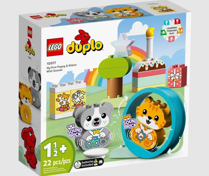 Lego - My First Puppy & Kitten With Sounds - 22 Pcs     D