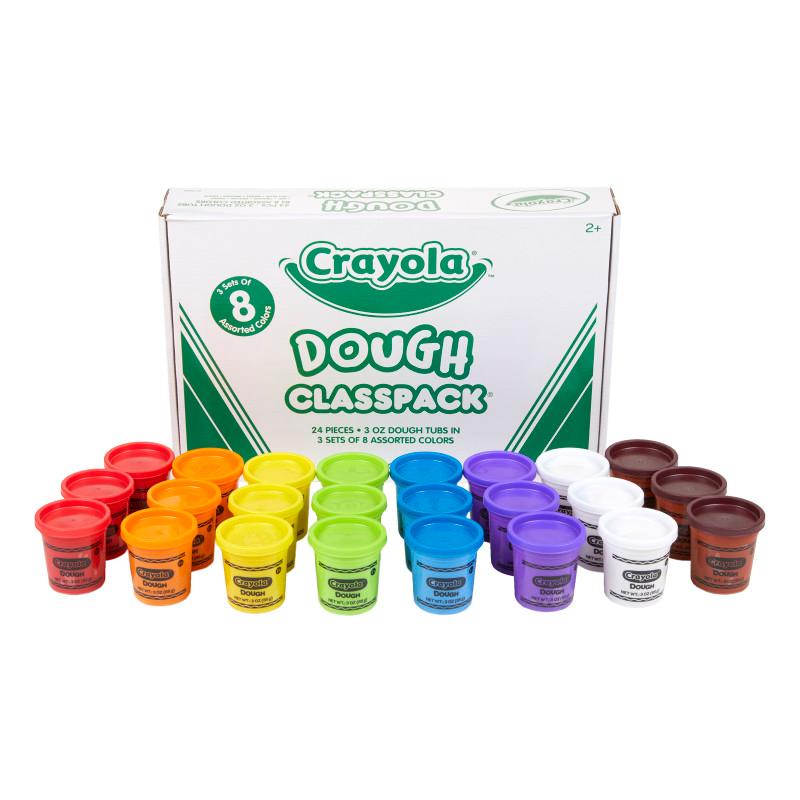 Crayola 24ct 3-oz. Dough Classpack, 8 Colors