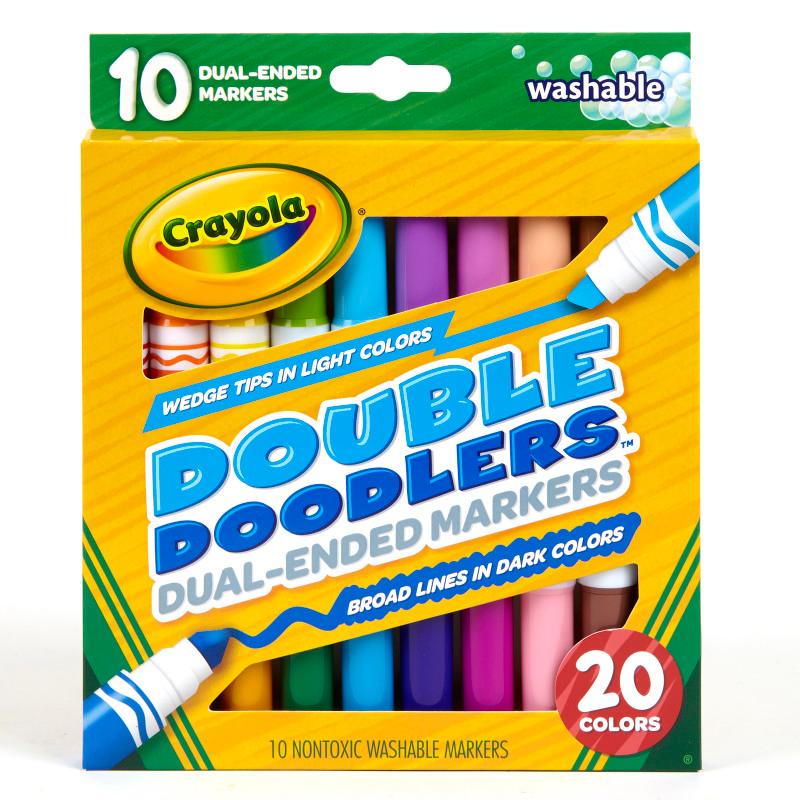 Crayola 10ct Washable Double Doodlers