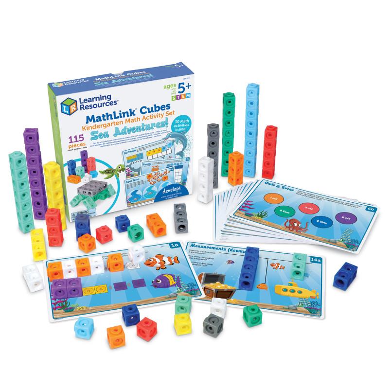 Mathlink® Cubes Kindergarten Math Activity Set: Sea Adventure!