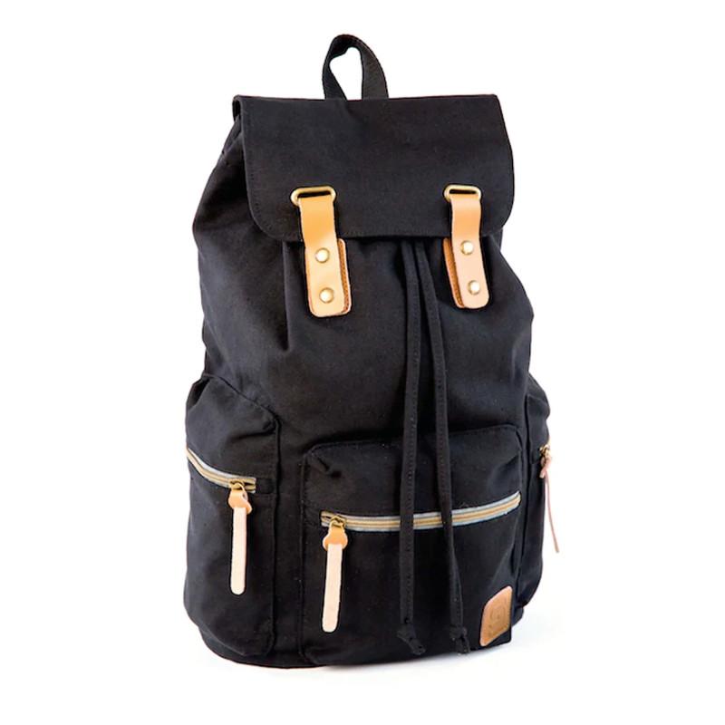 18in Rucksack Black Backpack