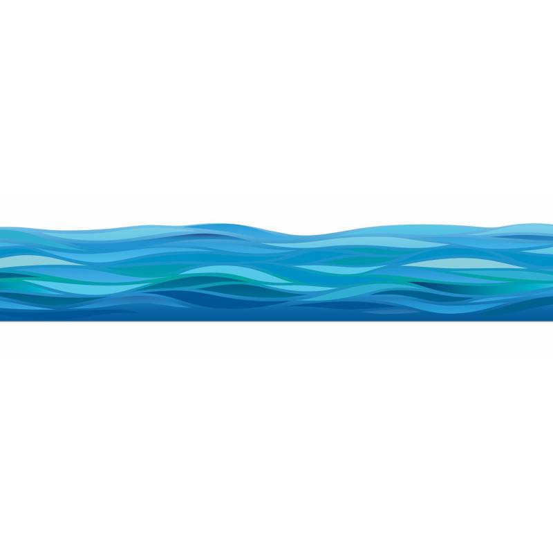 Seas The Day Waves Deco Trim