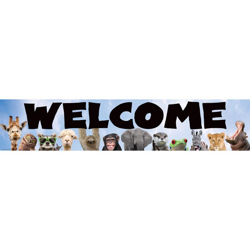 Go Wild Animals Welcome Banner