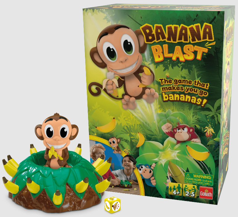 Goliath Games Banana Blast, The Game That Makes You go Bananas